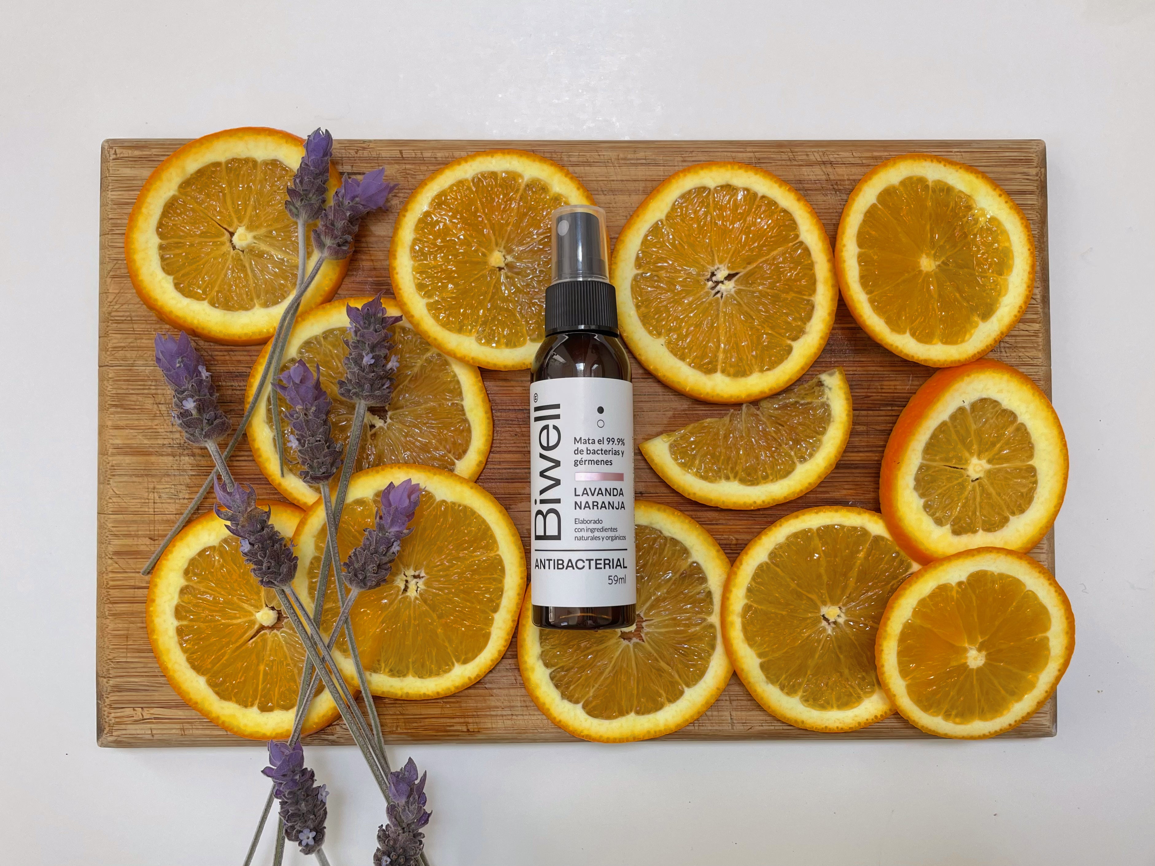 Spray Antibacterial de Lavanda/Naranja